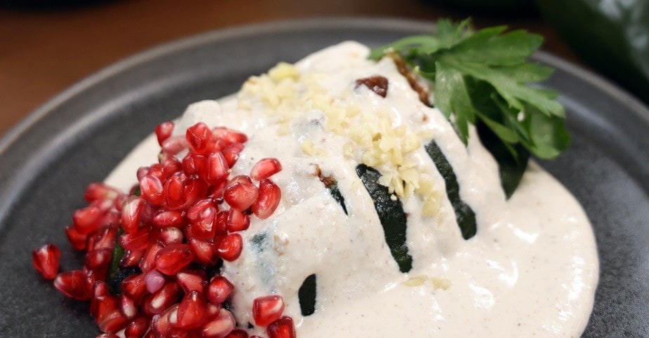 Aprovecha esta receta de chile en nogada para tu próximo menú de fiestas patrias